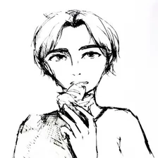 Hand-drawn portrait of Jayson Wu